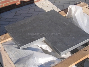 China Blue Limestone Swimming Pool Coping, Anti-Slippery Blue Stone Pool Pavers, Honed Pool Deck Drain, Blue Limestone Pool Channels, Xiamen Winggreen Manufacturer