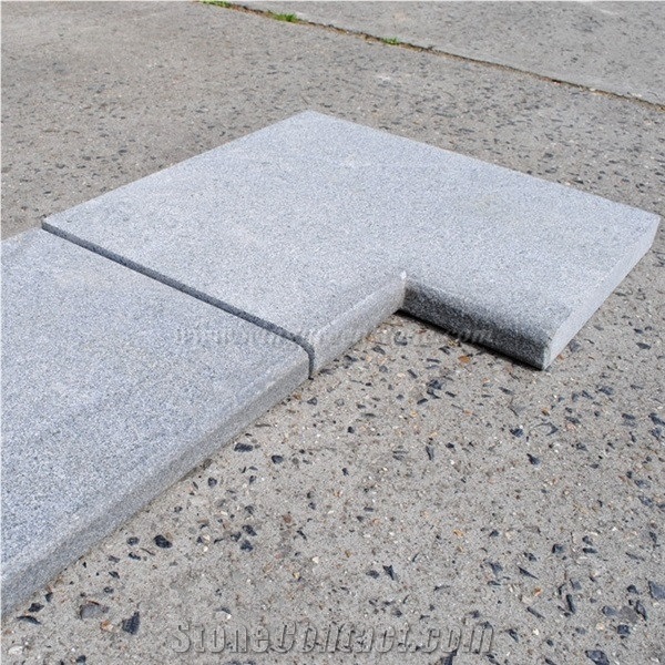 China Impala Black Granite Pool Coping, G654 Flamed Swimming Pool Pavers, Dark Grey Granite Pool Drain Grates, Xiamen Winggreen Manufacturer