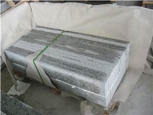 China White Granite Staircase, G655 Granite Steps & Risers, White Flower Granite Deck Stair, Polished Tongan White Granite Stair Treads & Thresholds, Xiamen Winggreen Manufacturer