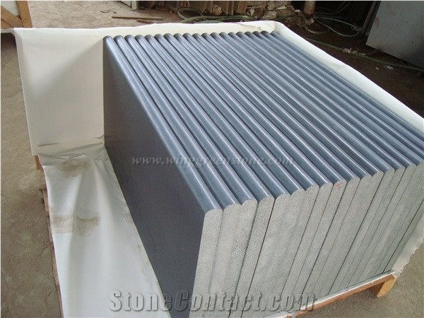 Chinese Basalt Pool Coping, Hainan Black Basalt Swimming Pool Terraces