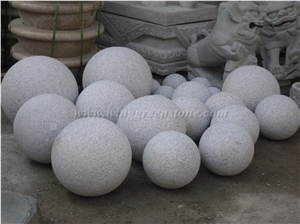 Grey Granite Ball for Parking Barriers, Winggreen