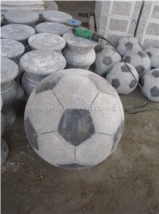 Grey Granite Ball for Parking Barriers, Winggreen