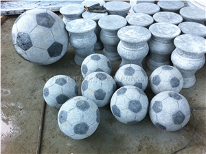 Grey Granite Ball for Parking Barriers, Winggreen