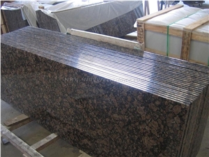 Imported Brown Granite,Finland Baltic Brown Granite Countertops for Kitchen Use, Coffee Diamond Granite Kitchen Bar Tops/Island Tops, Top Polished Kitchen Worktops, Xiamen Winggreen Manufacturer