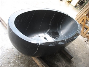 Marble Bathtubs, Emperador Light & Dark Marble Bath Tubs, Round Shape Bathtubs, Xiamen Winggreen Manufacturer