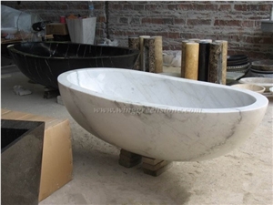 Marble Bathtubs, Emperador Light & Dark Marble Bath Tubs, Round Shape Bathtubs, Xiamen Winggreen Manufacturer