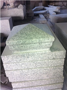 Own Factory, G603 Granite Pillar Caps, China Grey Granite Pillar Caps, Sesame White Granite Cast Pier Caps, Xiamen Winggreen Manufacturer