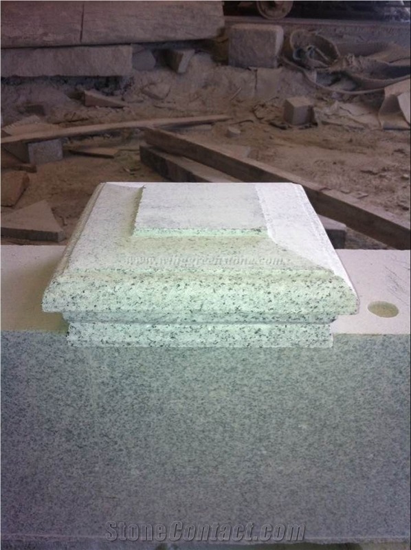 Own Factory, G603 Granite Pillar Caps, China Grey Granite Pillar Caps, Sesame White Granite Cast Pier Caps, Xiamen Winggreen Manufacturer