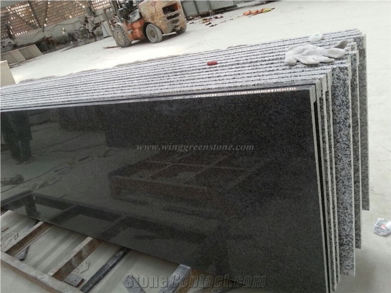 Own Factory, G654 Polished Kitchen Countertops, Padang Dark Granite Bench Tops, Sesame Black Kitchen Bar Tops, China Impala Granite Kitchen Desk Tops, Xiamen Winggreen Manufacturer