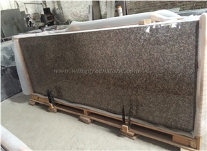 Own Factory Supply Of G687 Granite Polished Kitchen Countertops, Peach Red Granite/China Pink Granite Kitchen Countertop, Winggreen Stone