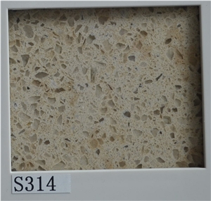 Artificial Quartz Stone Slabs & Tiles, Solid Surfaces, Custom Color and Pattern Available