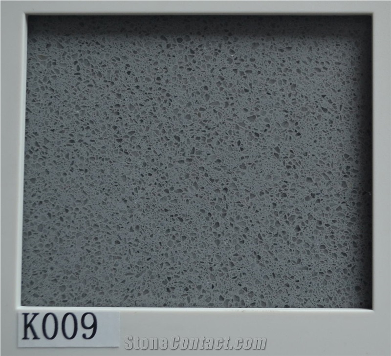 Blue Colour Fine Sparkle Engineered Quartz Stone Surfaced Engineered Stone