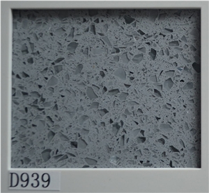 Blue Sparkle Engineered Quartz Stone for Hotel Decoration