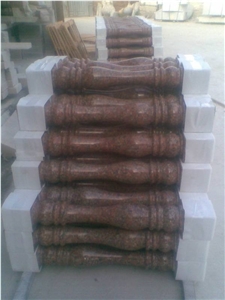 Indian Red Granite Balustrade/Railing
