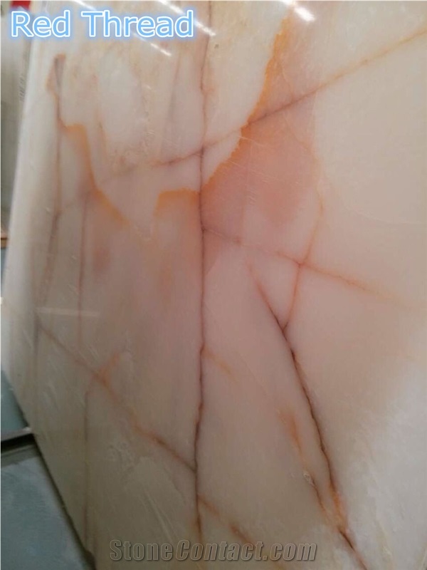 Red Thread Onyx Slabs & Tiles, China Red Onyx