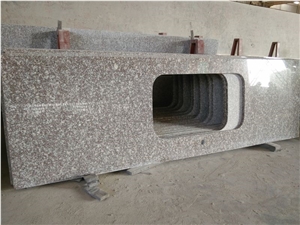 G664 Cheap Granite Kitchen Countertop Pink Color