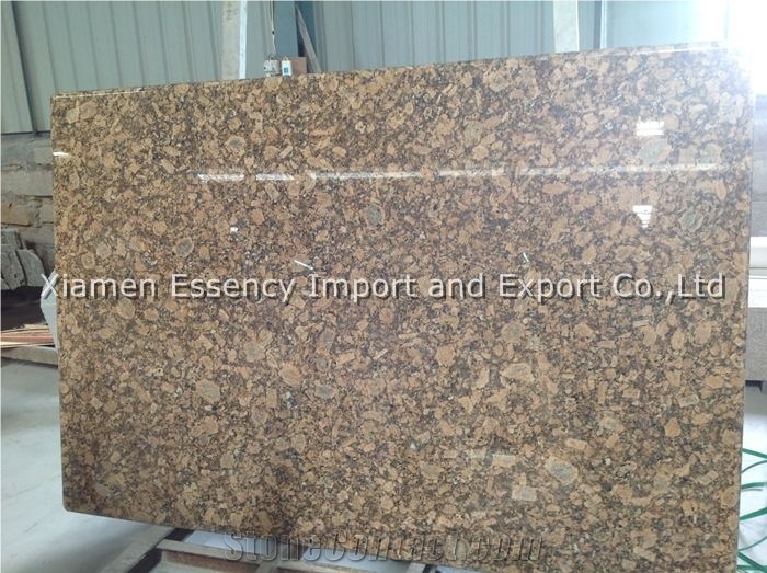 Giallo Fiorito Granite Kitchen Countertops, Yellow Granite Kitchen Worktops