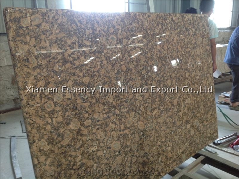 Giallo Fiorito Granite Kitchen Countertops, Yellow Granite Kitchen Worktops