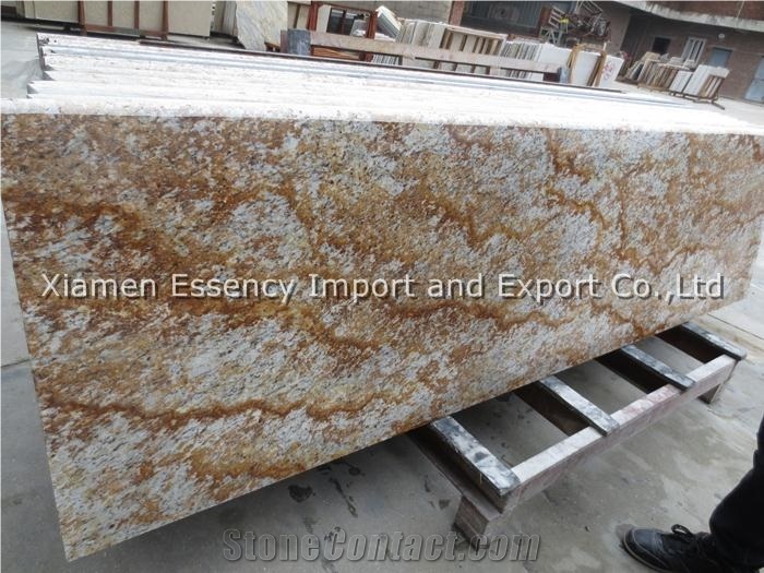 Verniz Tropical Granite Countertops, Yellow Granite Kitchen Countertops