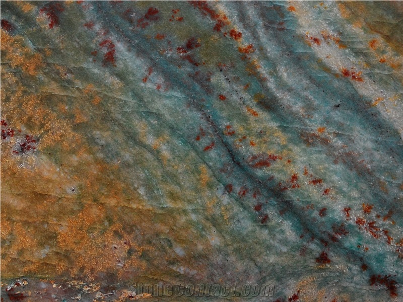 Acquarama Granite Slabs, New Blue Luise