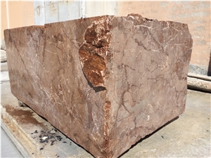 Afyon Brown Marble Blocks Turkey