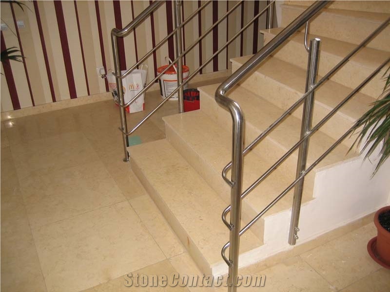 Baschioi Limestone Stairs, Beige Limestone Stairs & Steps, Staircases