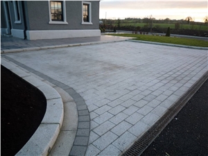 Grey Granite Kerbs 230×150 Bullnosed