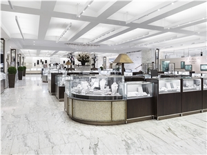 Calacatta Tucci Marble Walling, Flooring Project