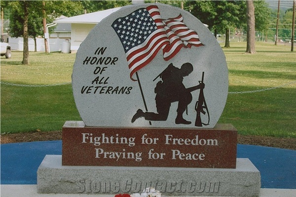 Granite Engraved Headstone