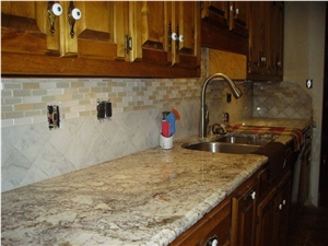 Sienna Bordeaux Granite Kitchen Countertop, Beige Granite Countertops Brazil Sienna Bordeaux Granite Kitchen Countertop, Beige Granite Countertops Brazil