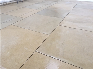 Beige Yorkshire Coarse Gritstone Paving Stone, Pavers, Patio Pavers