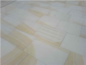 Beige Yorkshire Coarse Gritstone Paving Stone, Pavers, Patio Pavers
