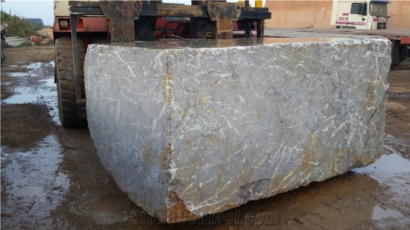 Gris Tiflet Marble Blocks, Grey Marble Blocks Morocco