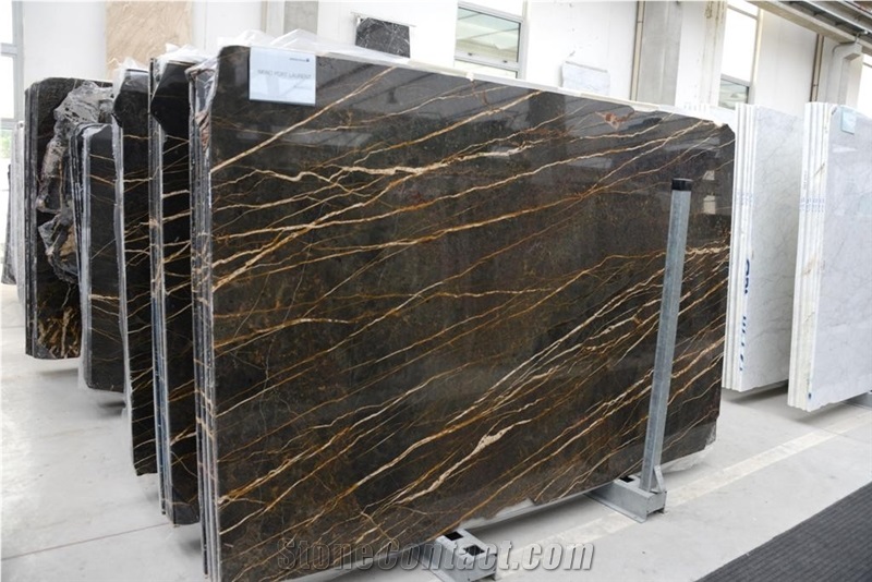 Nero Port Laurent - Port Saint Laurent Marble Slabs