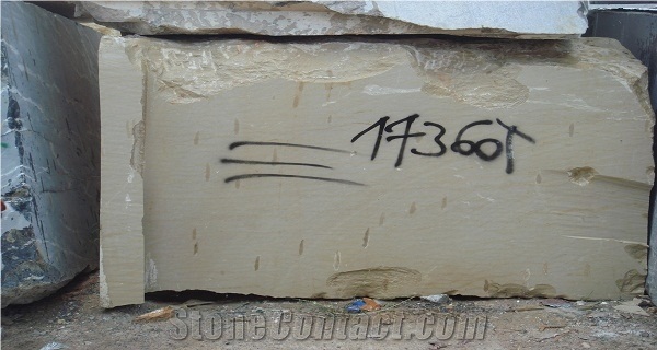 Pierre Taza Limestone Blocks, Beige Limestone Blocks Morocco