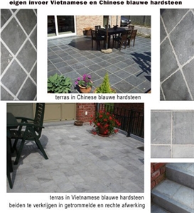 Vietnamese and Chinese Blue Stone Pavers Vietnamese and Chinese Blue Stone Pavers