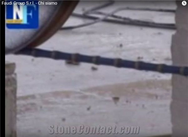 Single Diamond Wire Saw Marble Block Squaring