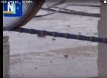 Single Diamond Wire Saw Marble Block Squaring