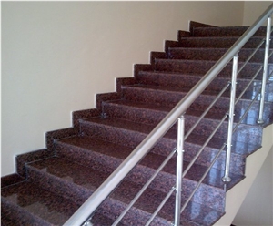 Tan Brown Granite Stairs Tan Brown Granite Stairs