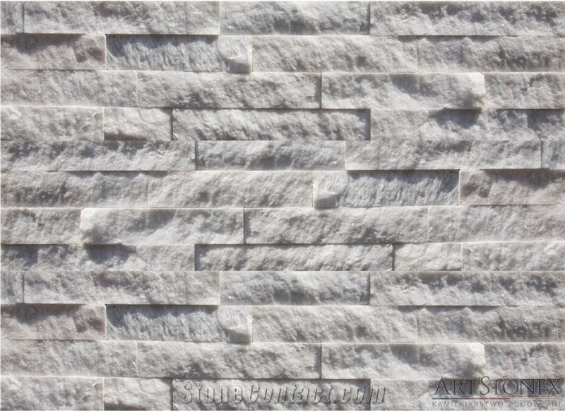 Bianco White Marble Exposed Walll Panels