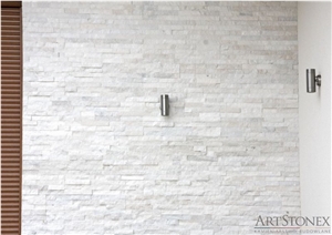 Bianco White Marble Exposed Walll Panels