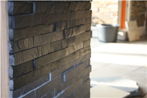 Black Basalt Graphite Facade Stone
