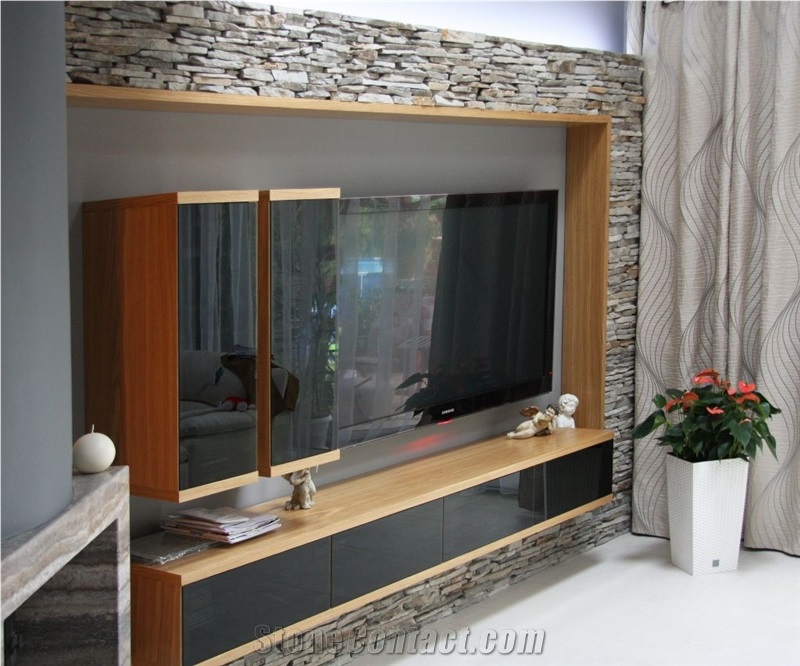 Gneis Silber, Gneiss Gloria Silver Wall Cladding Stone