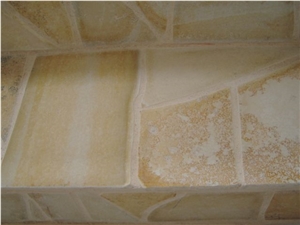 Szydlowiecki Yellow Sandstone Flagstone Floor and Walling Tiles