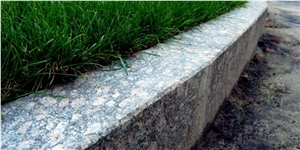 Red Granite Kerbstones, Rosso Carpazi Granite Kerbstones, Curbstones