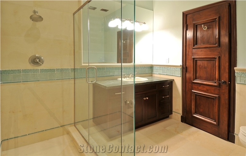 Jerusalem Gold Limestone Bathroom Decorating