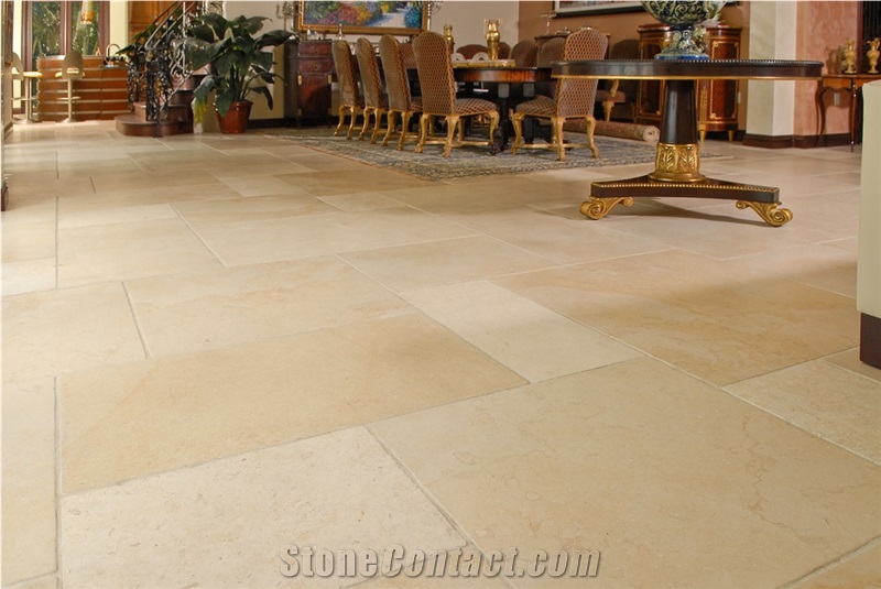 Jerusalem Royal Cream Limestone Floor Tiles