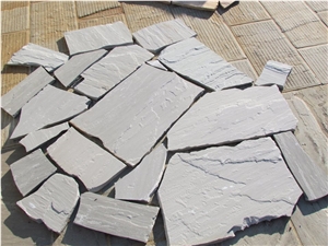 Grigio Tuscania Landscaping Stones, Flagstone, Grey Sandstone Flagstone, Irregular Flagstones