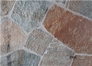 Quartzite Luserna Red Flagstone, Pietra Di Luserna Quartzite Flagstone, Grey Quartzite Flagstone
