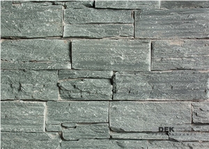 Quarzite Green Exposed Wall Stone, Wall Cladding, Stone Veneer